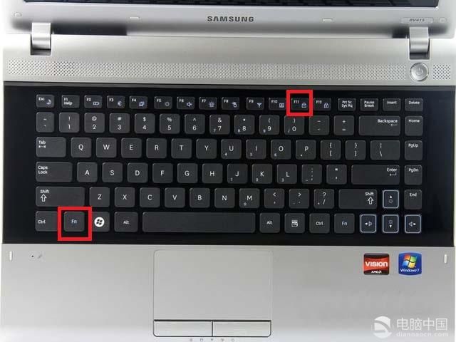 笔记本的小键盘怎么打开关闭